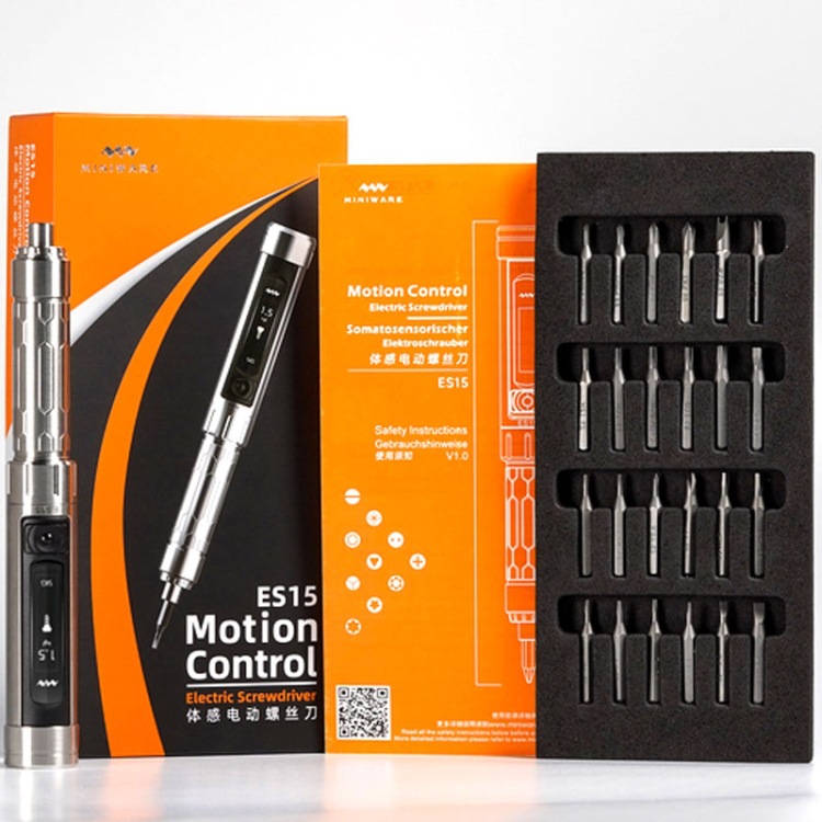 Miniware ES15 Herramienta de mantenimiento de destornillador eléctrico