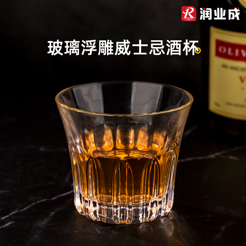 Classic creative diamond crystal wineglass for whiskey