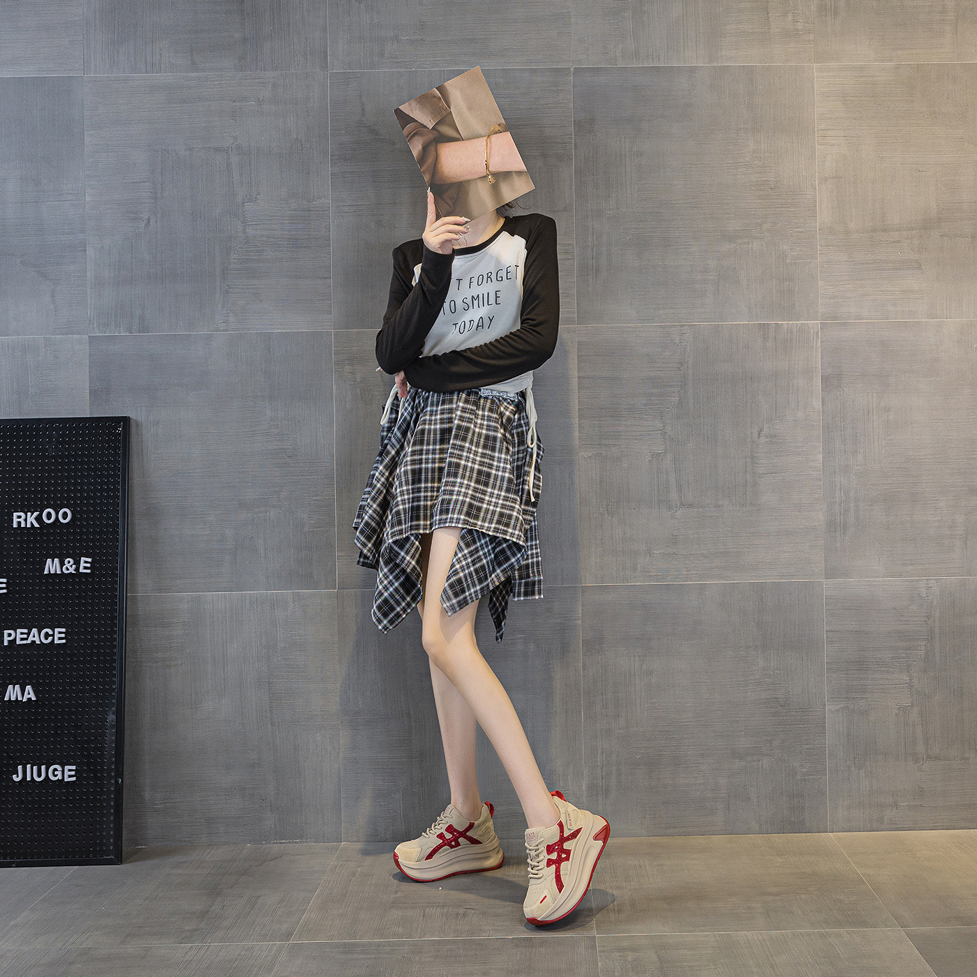 Giày sneaker nữ đế dày tăng chiều cao phong cách cổ điển mới thu 2026 — M2916- 1m màu, M2916-1 màu đỏ, M2916-1 màu vàng chi tiết 12