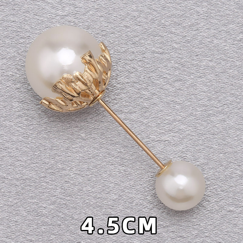 Camisas de perlas, broches de collar, suéter, vestido, cintura fija, broches decorativos simples