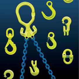 原装MARTEC旋转吊钩GBK OBK眼型安全吊钩 BKLK羊角吊钩 C型锁抓钩