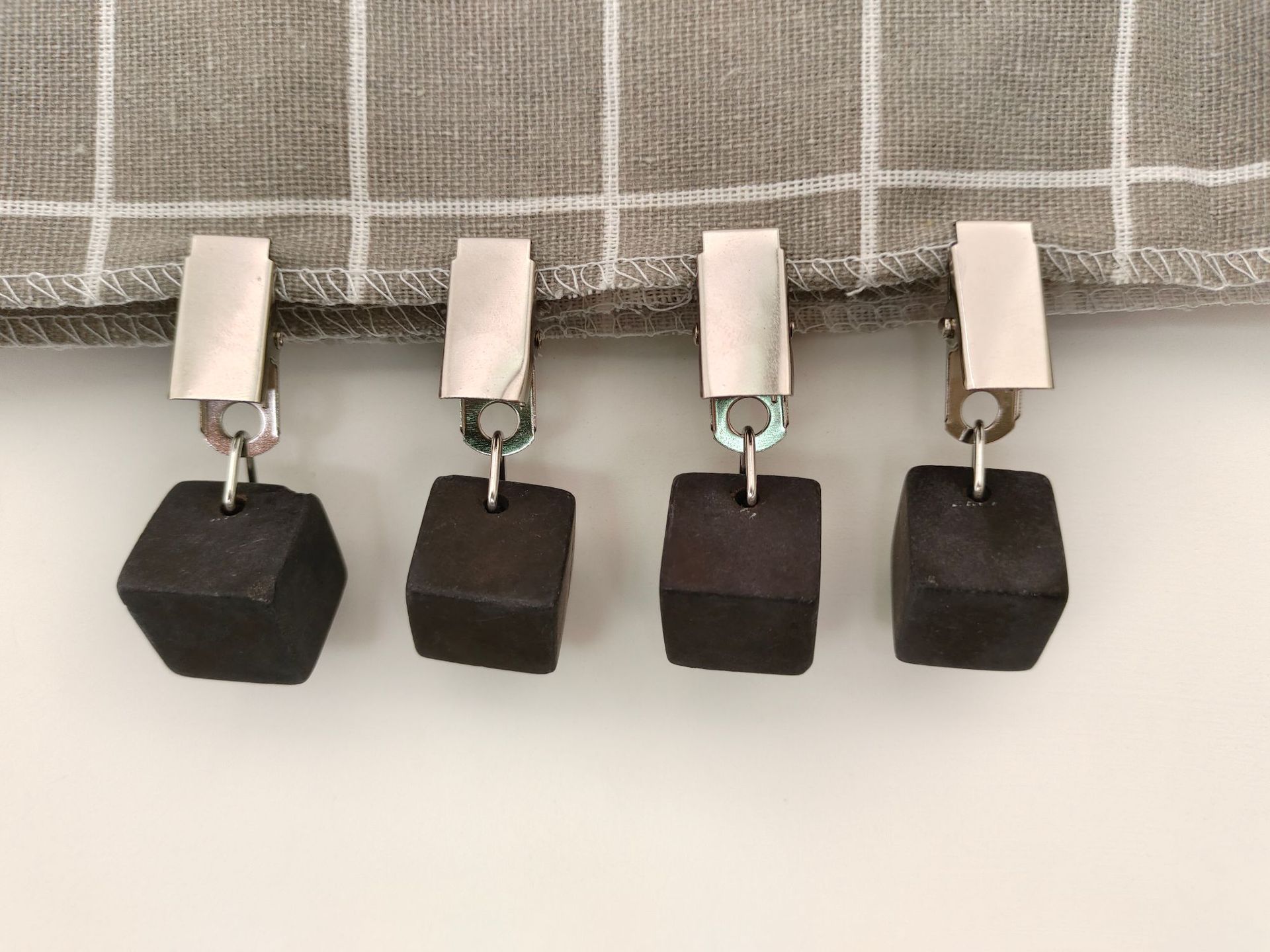 Cuadrado blanco gris negro mármol colgante mármol mantel colgante tabla paño clip tabla paño colgante tabla paño clip