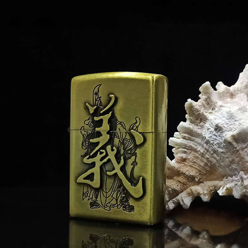 メーカー直販青銅灯油ライター個性創意レトロ旧式レリーフ盤龍砥石点火器卸売り|undefined