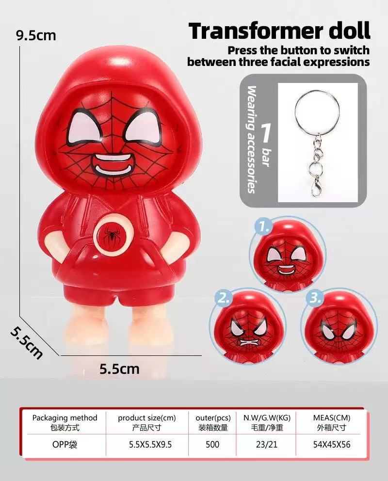 거미 인형이 얼굴을 바꾼다