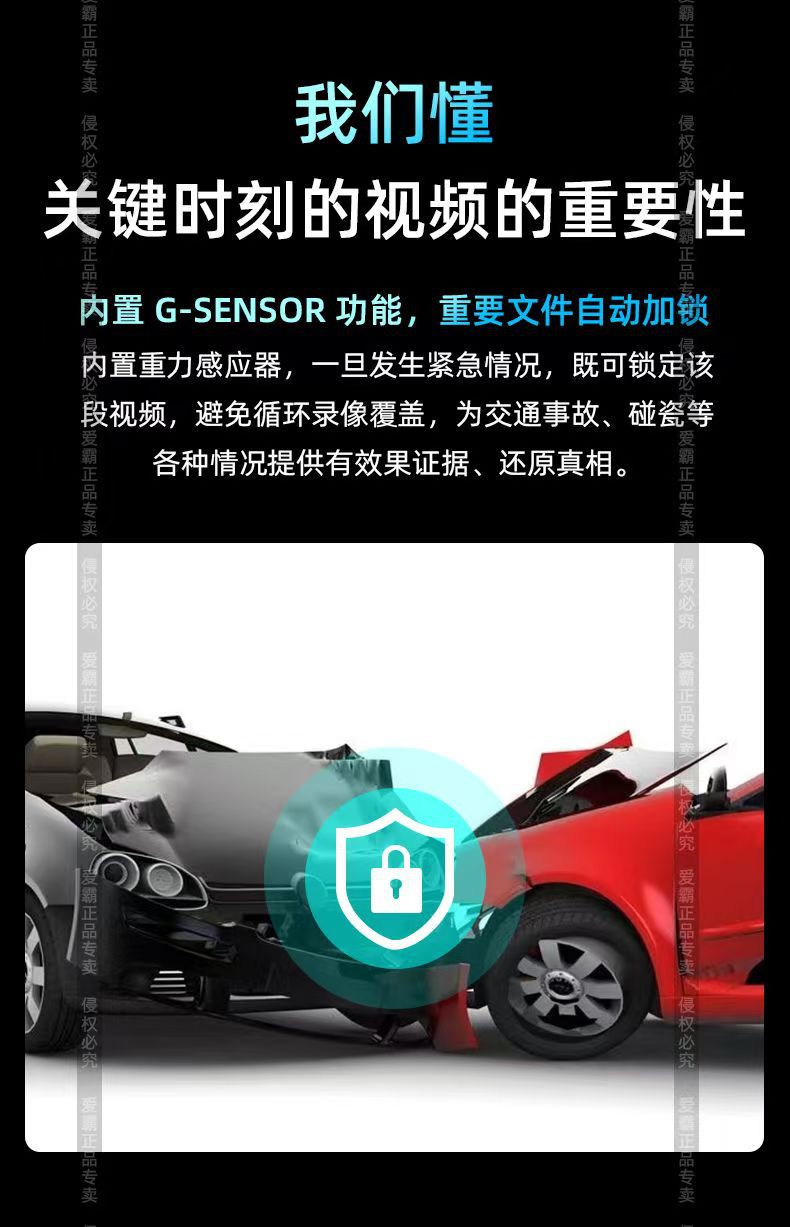 Cross-Border New 3inch Four-Channel Car Driving Recorder Wifi Connection High-Definition Night Vision Wide-Angle Car Dvr
