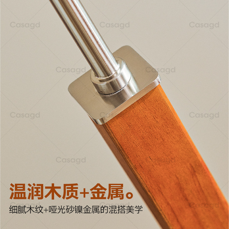 中古实木摇臂落地灯原创设计工作台灯ins博主网红包豪斯钓鱼灯|undefined