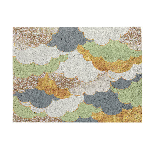 Cuttable net red wire circle floor mat entrance door mat door carpet entry door dust removal household soil-rubbing outdoor foot mat