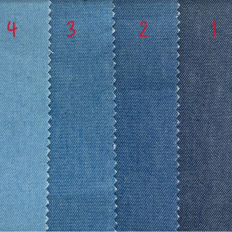Plain, non-stretch, no-wash vintage denim fabric for shirts, skirts, pants, and denim clothing; wholesale available Plain, non-stretch, no-wash vintage denim fabric for shirts, skirts, pants, and denim clothing; wholesale available