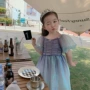 夏款法式渐变女童礼服裙