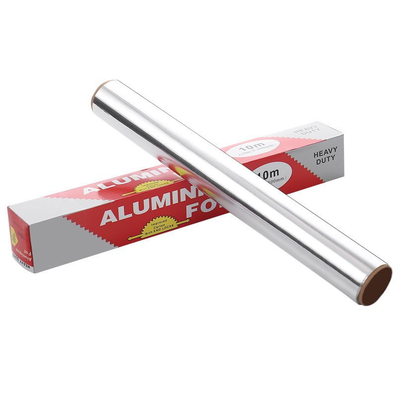 Papel de aluminio espeso, papel de aluminio, horno comercial, freidora de aire, papel de aluminio doméstico, papel de aluminio resistente a altas temperaturas para barbacoa, papel de aluminio de grado alimenticio image 9