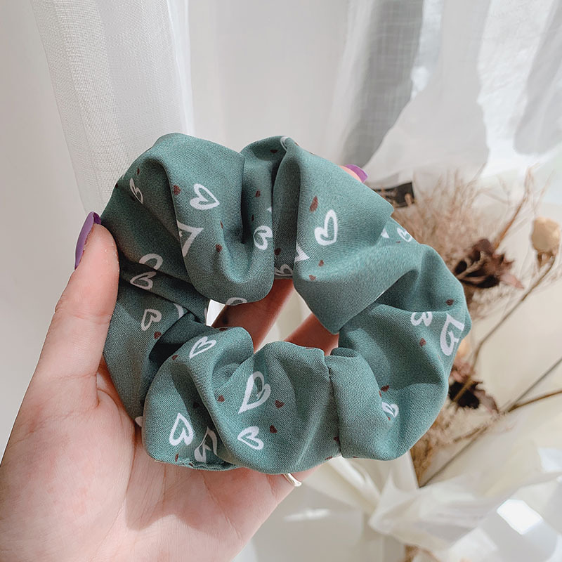 INS cerdo blanco intestino grueso anillo de pelo Super Niña de hadas Corea del Sur Internet celebridad mismo estilo BM intestino grueso anillo de pelo simple cuerda de pelo accesorios para el cabello