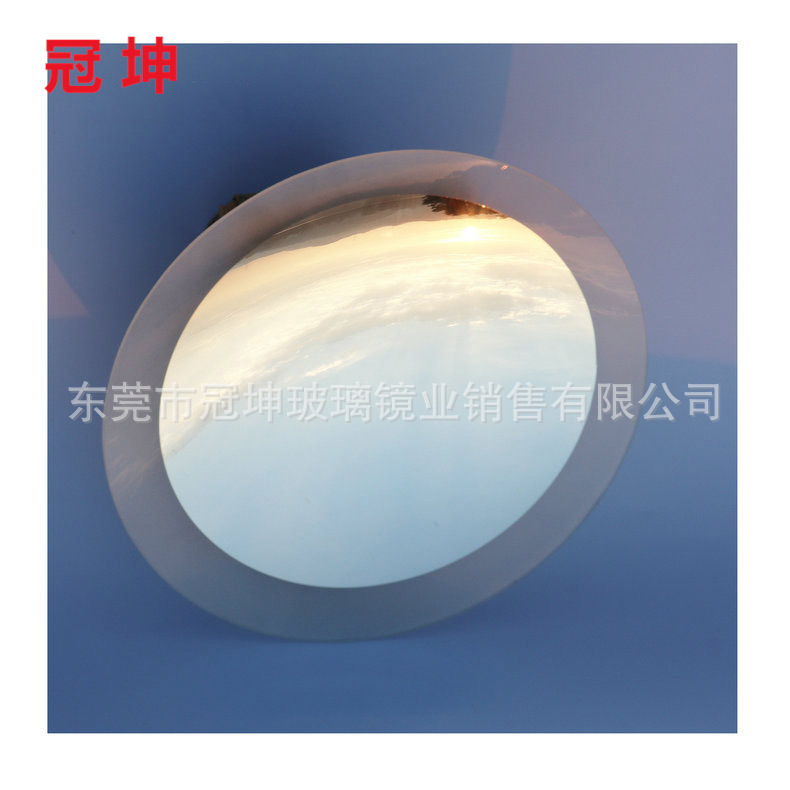 广东玻璃镜片批发磨砂LED灯化妆镜片 玻璃镜片 磨砂平面镜片