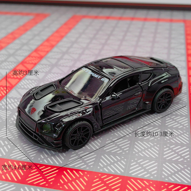 爆品1:43仿真回力合金车模型抓娃娃机儿童礼物蛋糕摆件玩具车批发|undefined
