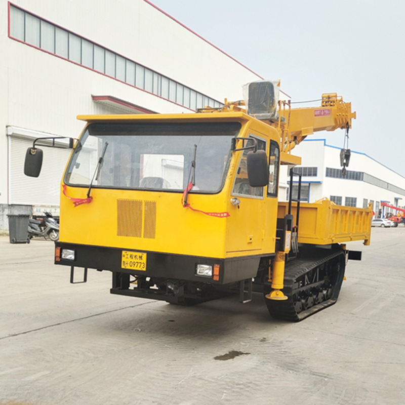 益宇厂家供应随车吊 运转灵活车载式起重机 柴油驱动履带式随车吊