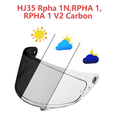 RPHA 1, RPHA 1 — Dəbilqə (Kaska) aksesuarları - hj35-transparent-turns-dark-black