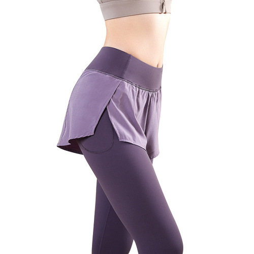 Women's High-Waisted Tush-Lifting Tight Yoga Pants, Running Training Sport Pants with Stretch, Large Size, Outerwear Tight Pants