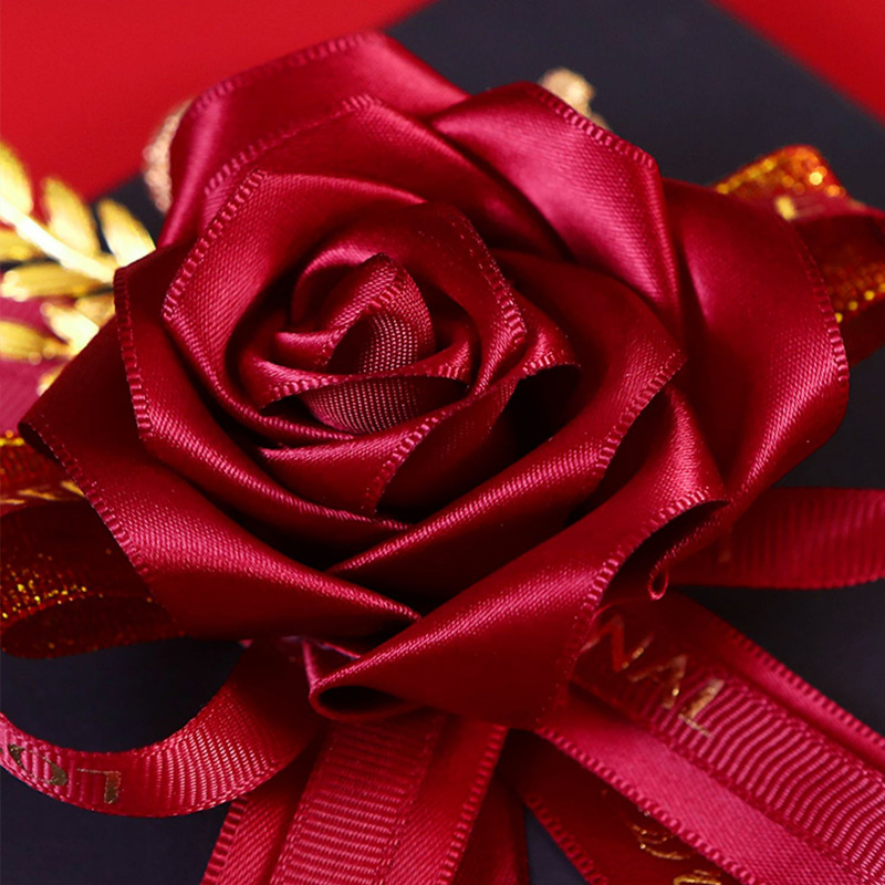 Boda vino rojo ramillete boda conjunto completo familia novio novia dama de honor cardigan de alto grado broche chino Sin flor image 5
