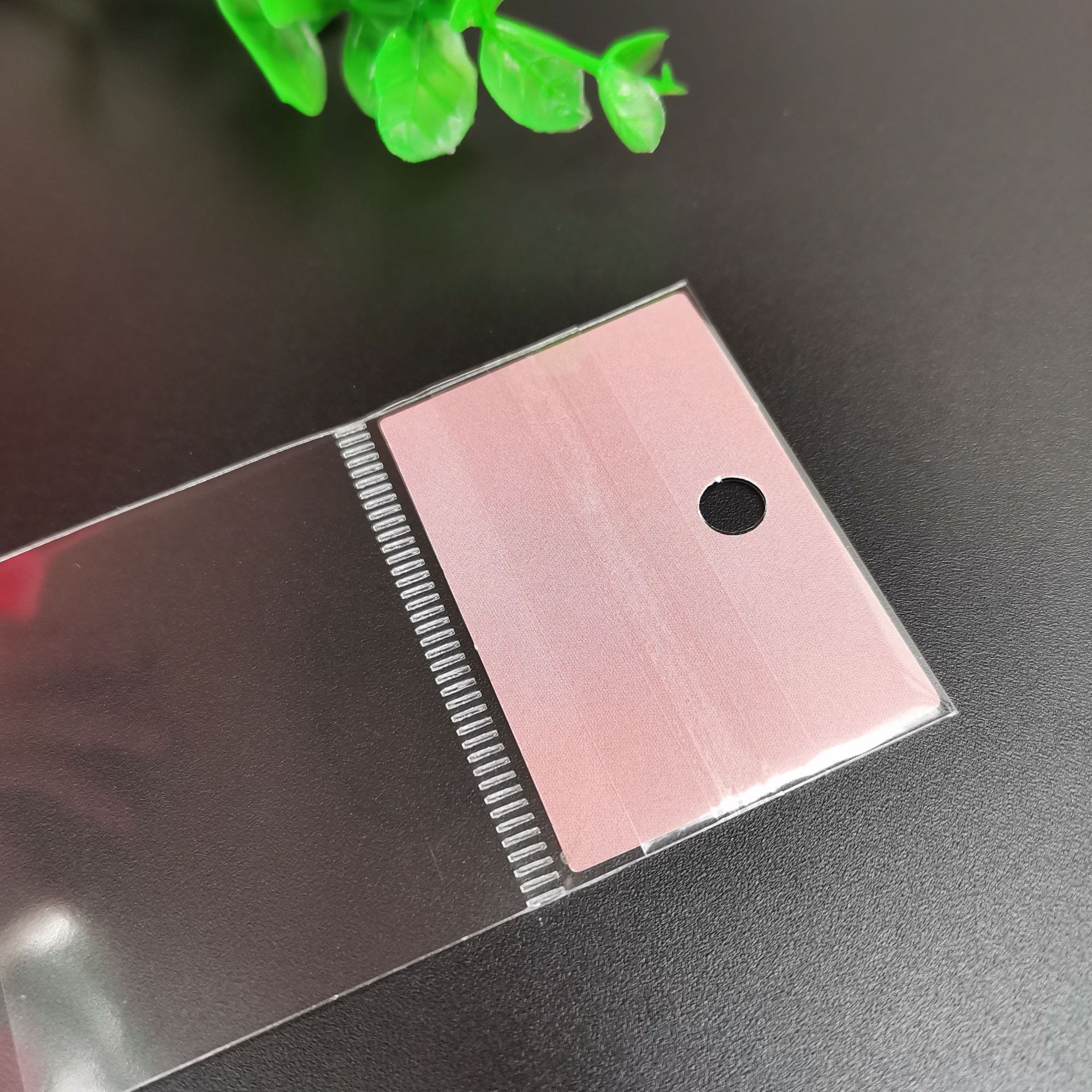 工厂批发透明OPP自粘袋挂孔卡头袋上下双开口装纸卡塑料包装袋-阿里巴巴