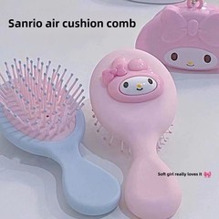 卡通可愛kt氣囊梳子美樂蒂玉桂狗氣墊梳軟妹便攜按摩梳迷你小梳子