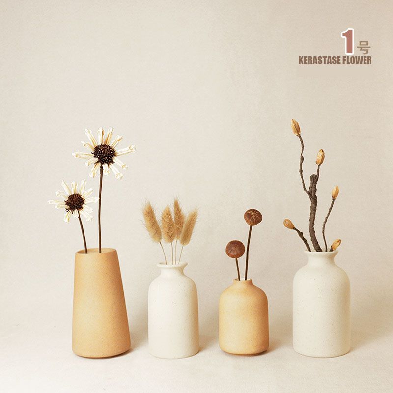 [conjunto de 4 piezas] decoraciones de estilo retro silencioso flores secas de paquete suave flores flores