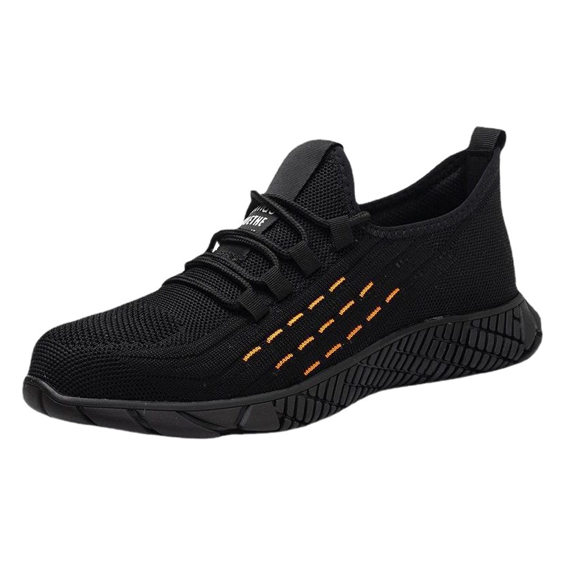 Zapatos de protección laboral, antiaplastamiento, antipinchazos, zapatos de trabajo transpirables y antiolor para hombre, zapatos con punta de acero para obras de construcción, ligeros, de suela blanda, antideslizantes, resistentes al desgaste, seguros.