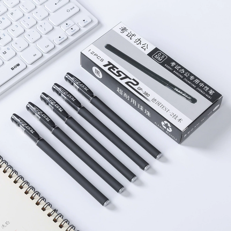 Black Matte Rollerball Pen, 0.5 mm, Smooth Neutral Ink, School Stationery (Single or Pack)