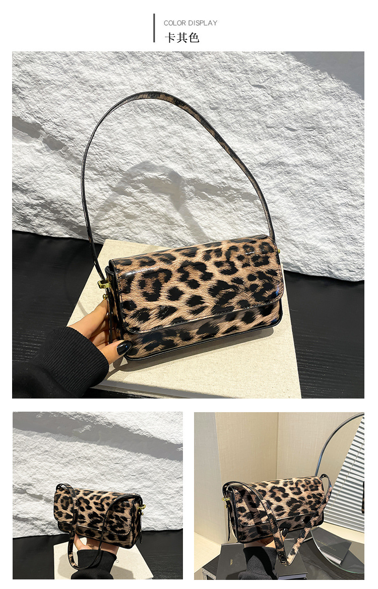 The 2024 new Korean-style fashionable leopard print individual women's single-shoulder crossbody underarm bag is now available. This year, simplicity is in vogue undefined