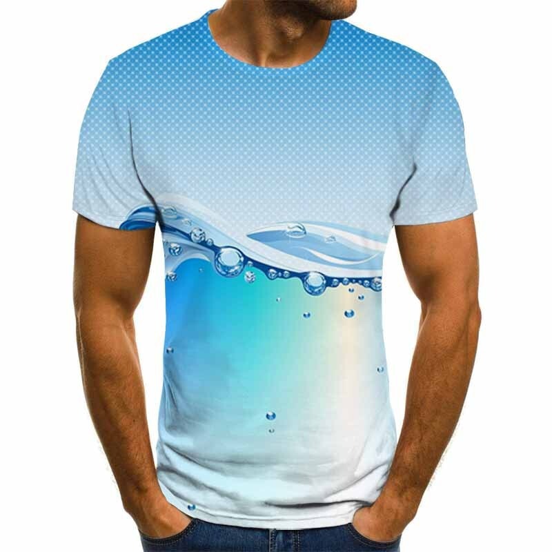 2022 Summer New Men's 3D Printed T-Shirt Abstract Style 3D Pattern Casual Plus Size T-Shirt 2022 Summer New Men's 3D Printed T-Shirt Abstract Style 3D Pattern Casual Plus Size T-Shirt