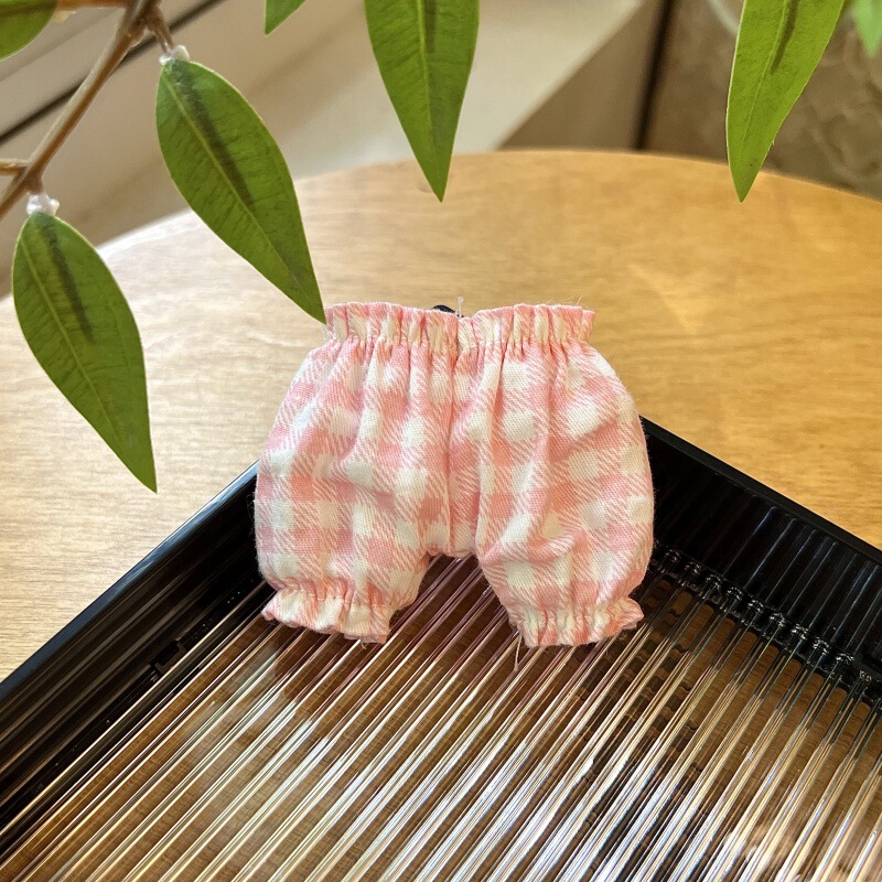 仅衣服】夏日款17厘米Labubu娃衣拉布挂件一二代搪胶公仔换装套装|undefined