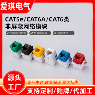 High-performance flying bird module free CAT6 six types of environmental protection materials network module unshielded information module wholesale