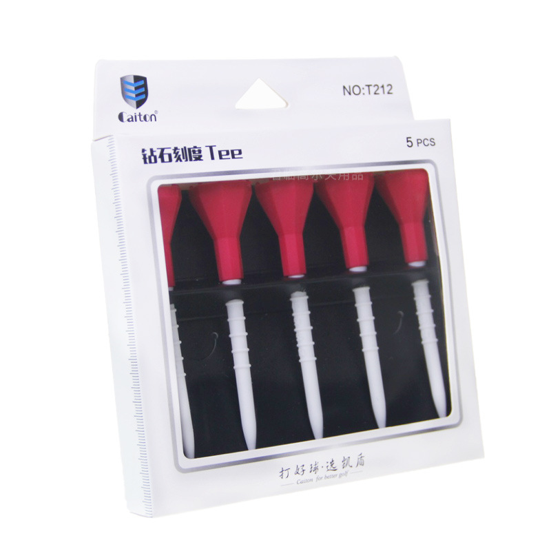 �¸߶�����ʯ�򶤿̶�������Tee������golf����5����װ87mm����