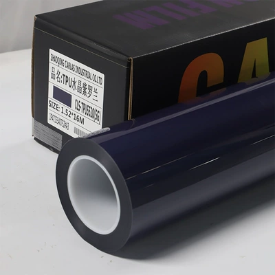 Auto Color Change Film, Customized White Bag Factory Direct Supply - crystal-violet-152m15m