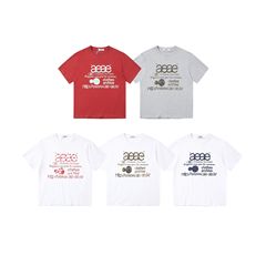 aeae韓国デザイナーカレッジスタイルクラシック水玉文字ドロップショルダールーズバージョン半袖Tシャツの正しいバージョン