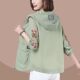 Sun-protective Clothing Women's Summer Embroidered Lightweight Jacket Loose Large Size Women's Clothing Casual Hooded Middle-aged Mother's Sun-protective Clothing Shirt