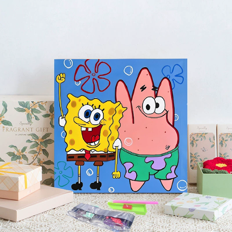 Алмазная мозаика 20×20 см, детская анимационная панно, полная выкладка, новый стиль, ручная работа DIY, декор для гостиной