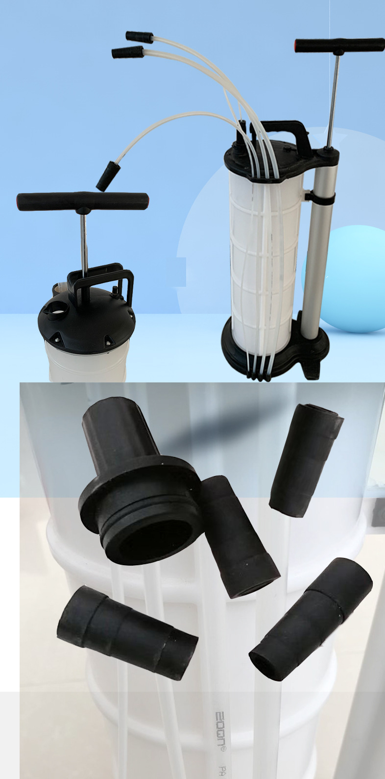 Customized multi-specification manual oil extractor, car engine oil extractor, multi-pipe manual oil suction tool