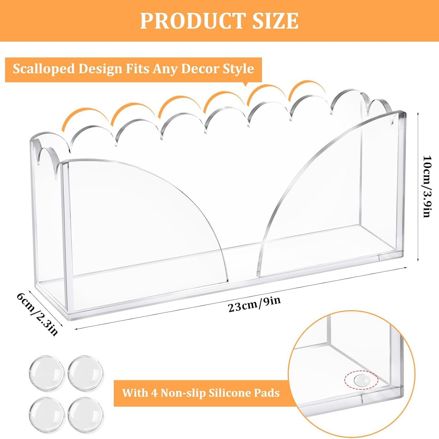 亚克力洗手间台面纸巾盒餐巾盒一次性面巾收纳架防水防潮