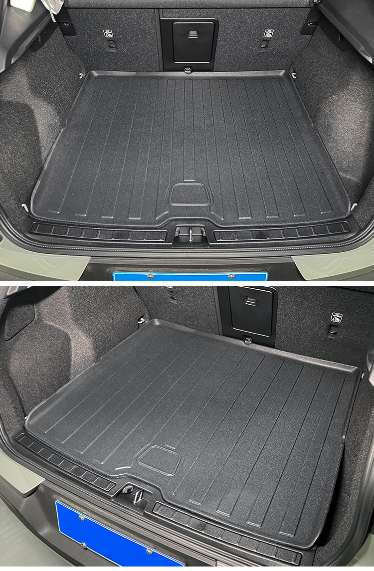 Car Floor Mats for 24 Volvo XC40, TPE Waterproof Eco-Friendly Trunk Mat