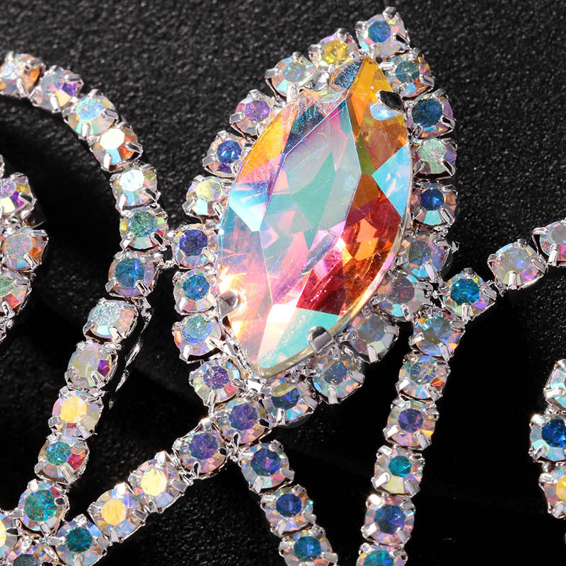 Bohemia color gota de agua correa de cabello alta sensación de diamante buje de cabello accesorios de rendimiento para mujeres Headwear