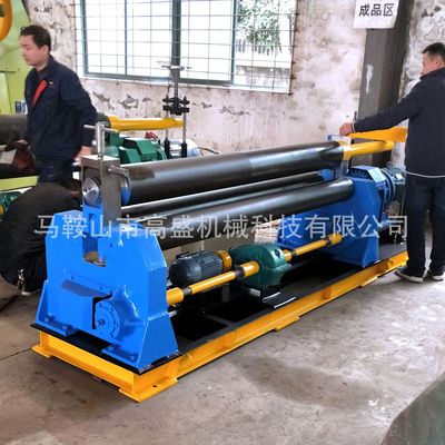 【高盛機械】卷板機廠家重型款W11-8X2000對稱式全自動三輥卷板機