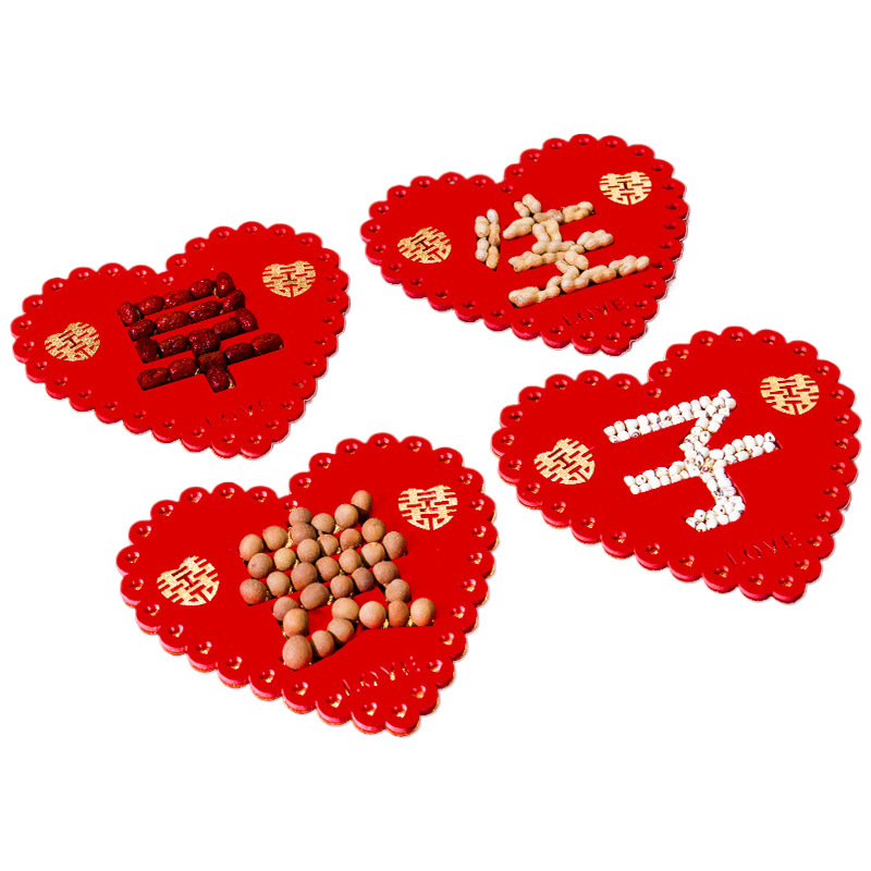 Juego de combinación de frutos secos de molde de niño nacido temprano, decoración de la sala de bodas del hombre, decoración de la prensa, artículos de boda