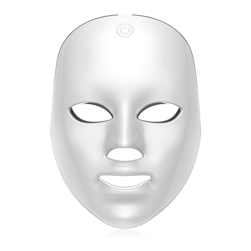 Nuevo instrumento de belleza de mascarilla facial, instrumento de mascarilla facial de belleza, instrumento de rejuvenecimiento de fotones de siete colores, instrumento de belleza facial para el hogar al por mayor