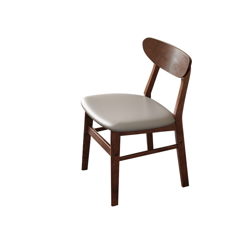 silla de comedor japonesa estilo tronco estilo casero taburetes de madera sólida silla de alta gama silla de comedor silla de respaldo casual