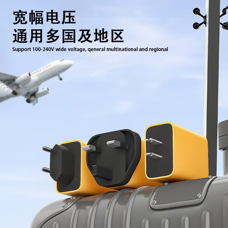 Transfronterizos 120W súper carga rápida cabeza de carga doble USB + doble typec cabeza de carga británica cargador rápido de teléfono móvil