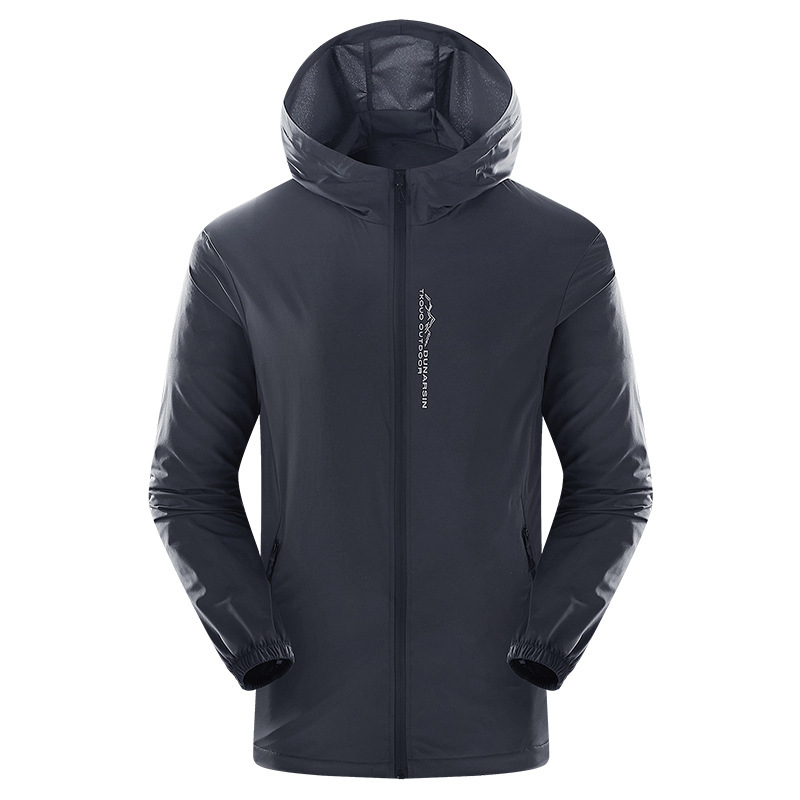 Fábrica directa chaqueta de protección solar para hombres de verano chaqueta de abrigo ligera deportiva de ocio de tendencia de piel chaqueta de protección solar para hombres image 2