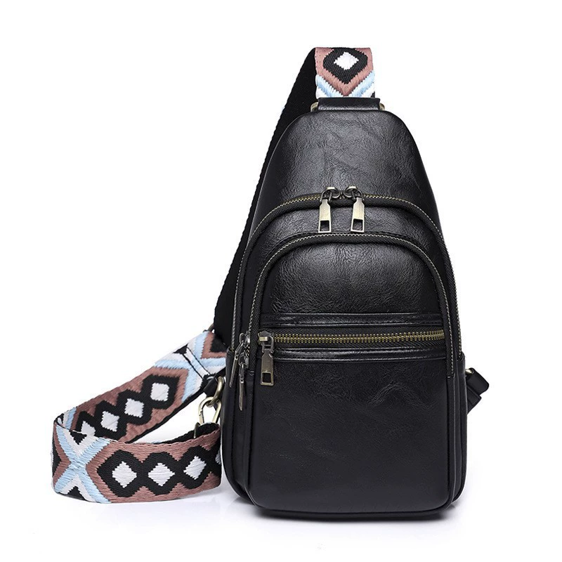 Shoulder bag, universal chest bag, retro phone bag, high-quality style