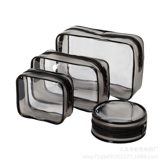 PVC bag transparent cosmetic bag portable storage bag pvc bag cosmetic bag simple wash bag factory in stock wholesale