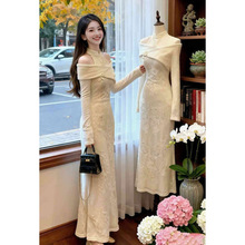 ��ʽ�^�����|¶�������B��ȹ2025�ﶬ�¿��ɫ��������ʽȹ��Ů�b