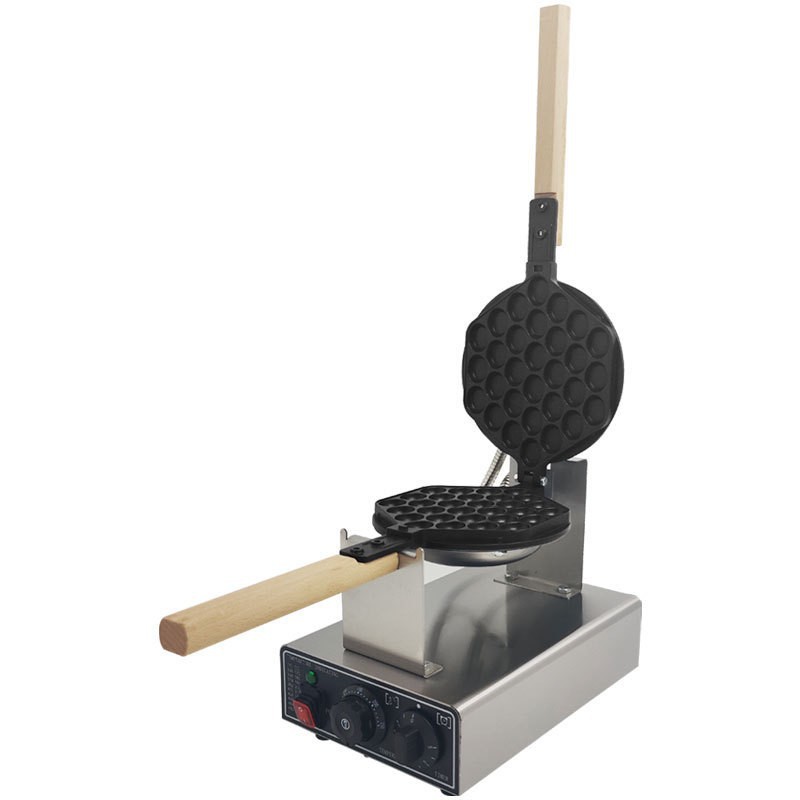 Máquina de fabricación de huevos de tipo eléctrico transfronterizo para tienda de equipos de bocadillos y horno comercial antiadherente de huevos de tipo Hong Kong