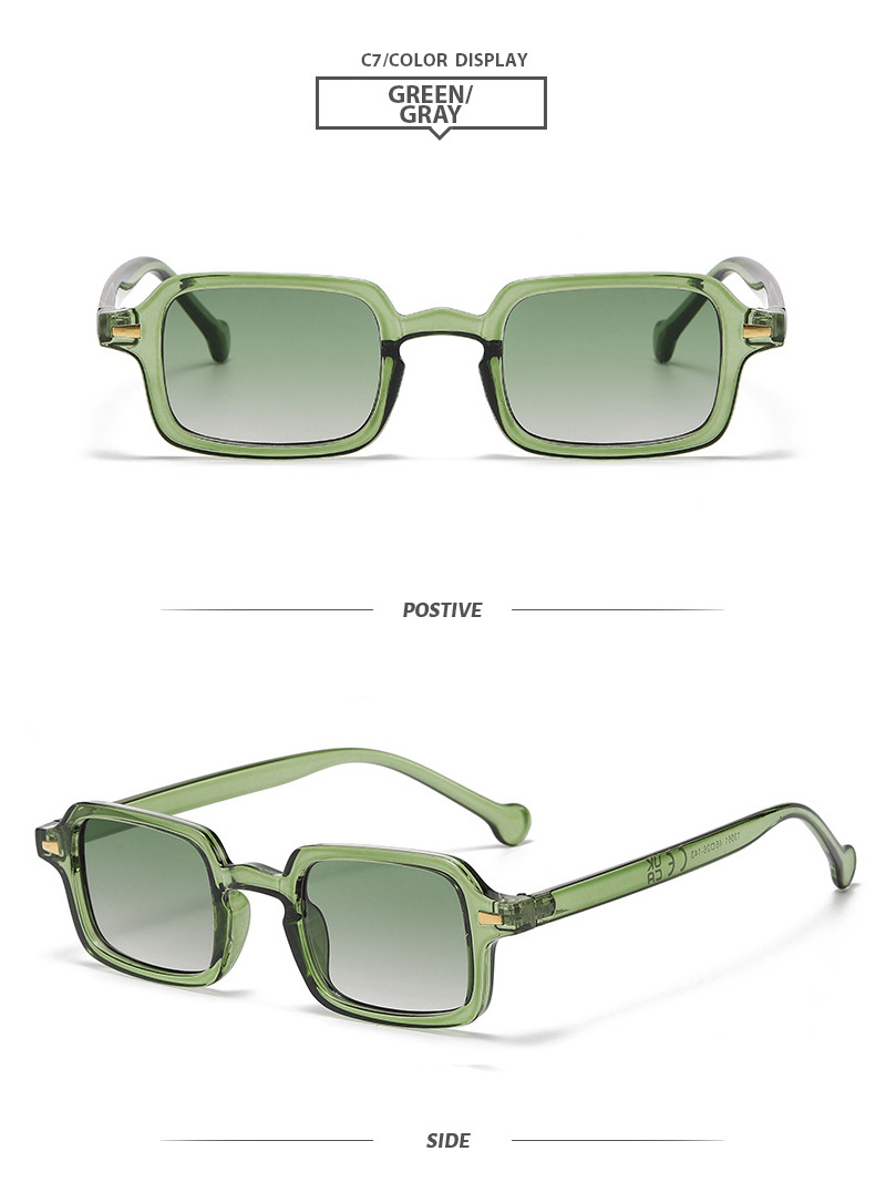 Retro Square Frame Sunglasses